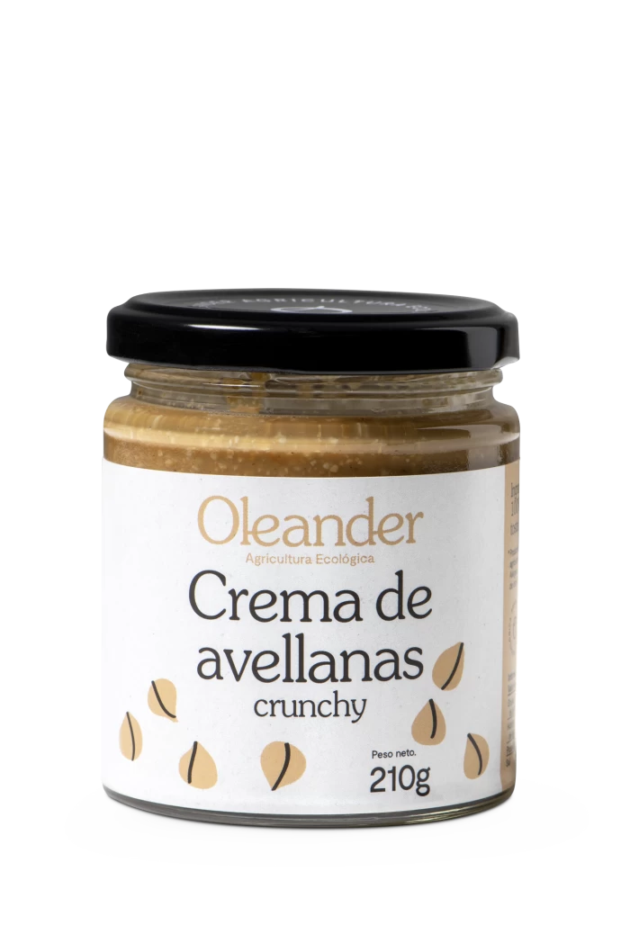 Crema d'avellana crunchy 210g